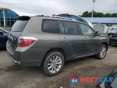 Trzecie zdjęcie samochodu z tyłu: 2009 TOYOTA HIGHLANDER HYBRID LIMITED VIN:JTEEW44A992031923 - miniatura