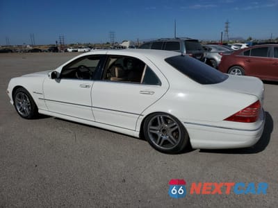Drugie zdjęcie samochodu z przodu: 2003 MERCEDES-BENZ S 55 AMG VIN:WDBNG74JX3A344395 - miniatura