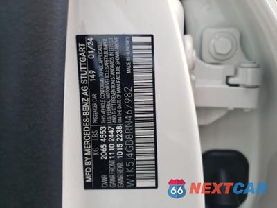 Zdjęcie 12 z 13 samochodu: 2024 MERCEDES-BENZ CLA 250 VIN:W1K5J4GB8RN467982 - miniatura