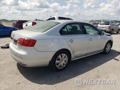 Trzecie zdjęcie samochodu z tyłu: 2013 VOLKSWAGEN JETTA SE VIN:3VWDX7AJ4DM444429 - miniatura