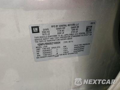 Zdjęcie 13 z 15 samochodu: 2016 CHEVROLET EQUINOX LT VIN:1GNFLFEK6GZ100504 - miniatura