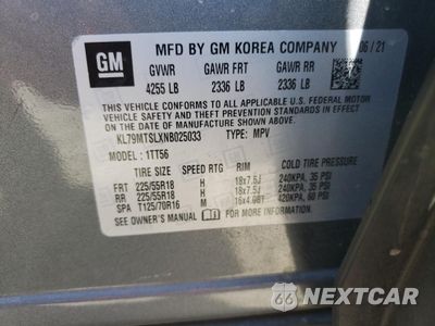 Zdjęcie 13 z 13 samochodu: 2022 CHEVROLET TRAILBLAZER RS VIN:KL79MTSLXNB025033 - miniatura