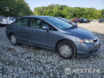 Czwarte zdjęcie samochodu z boku: 2010 HONDA CIVIC HYBRID VIN:JHMFA3F27AS006514 - miniatura