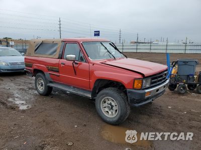Czwarte zdjęcie samochodu z boku: 1986 TOYOTA 4RUNNER RN60 VIN:JT4RN62DXG0016244 - miniatura