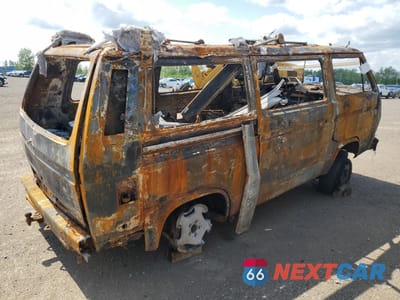 Trzecie zdjęcie samochodu z tyłu: 1987 VOLKSWAGEN VANAGON CAMPMOBILE VIN:WV2ZB0254HG048826 - miniatura