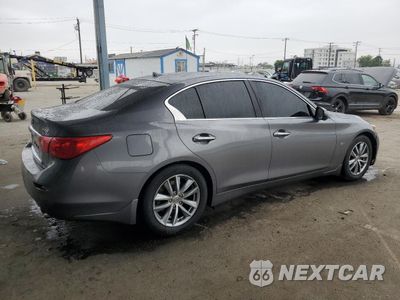 Trzecie zdjęcie samochodu z tyłu: 2017 INFINITI Q50 PREMIUM VIN:JN1EV7AP8HM730824 - miniatura