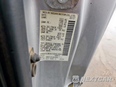 Zdjęcie 13 z 16 samochodu: 2018 NISSAN TITAN S VIN:1N6AA1C80JN504204 - miniatura
