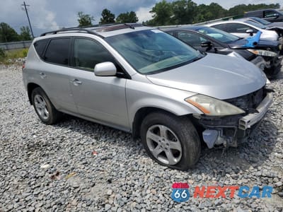 Czwarte zdjęcie samochodu z boku: 2005 NISSAN MURANO SL VIN:JN8AZ08TX5W317740 - miniatura