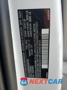 Zdjęcie 14 z 15 samochodu: 2025 VOLVO XC90 ULTRA VIN:YV4H60PF4S1302736 - miniatura