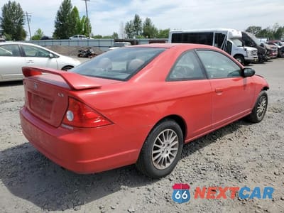 Trzecie zdjęcie samochodu z tyłu: 2005 HONDA CIVIC LX VIN:1HGEM22595L052992 - miniatura