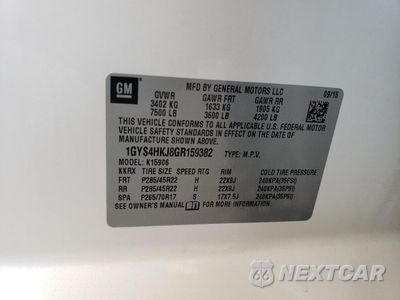 Zdjęcie 13 z 15 samochodu: 2016 CADILLAC ESCALADE ESV LUXURY VIN:1GYS4HKJ8GR159382 - miniatura