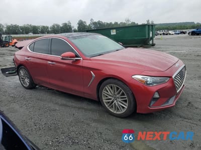 Czwarte zdjęcie samochodu z boku: 2020 GENESIS G70 ELITE VIN:KMTG34LA8LU059992 - miniatura