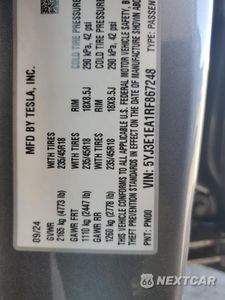 Zdjęcie 12 z 12 samochodu: 2024 TESLA MODEL 3 VIN:5YJ3E1EA1RF867248 - miniatura