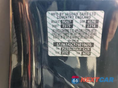 Zdjęcie 12 z 12 samochodu: 2007 JAGUAR XKR VIN:SAJWA43C879B19655 - miniatura