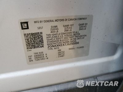 Zdjęcie 13 z 16 samochodu: 2018 CHEVROLET EQUINOX LT VIN:2GNAXKEX7J6250000 - miniatura