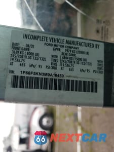 Zdjęcie 13 z 13 samochodu: 2021 FORD F59 VIN:1F66F5KN3M0A10450 - miniatura