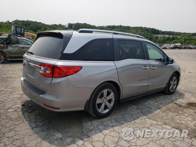 Trzecie zdjęcie samochodu z tyłu: 2019 HONDA ODYSSEY EXL VIN:5FNRL6H77KB112379 - miniatura