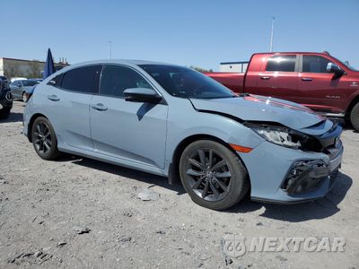Czwarte zdjęcie samochodu z boku: 2020 HONDA CIVIC EXL VIN:SHHFK7H89LU207675 - miniatura