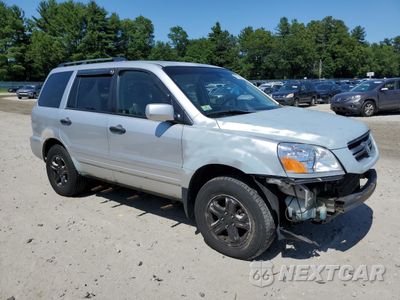 Czwarte zdjęcie samochodu z boku: 2005 HONDA PILOT EXL VIN:2HKYF18755H564083 - miniatura