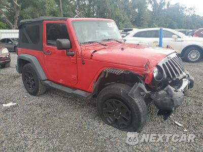 Czwarte zdjęcie samochodu z boku: 2015 JEEP WRANGLER SPORT VIN:1C4AJWAGXFL767538 - miniatura