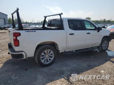 Trzecie zdjęcie samochodu z tyłu: 2019 CHEVROLET SILVERADO K1500 CUSTOM VIN:3GCPYBEH8KG107572 - miniatura