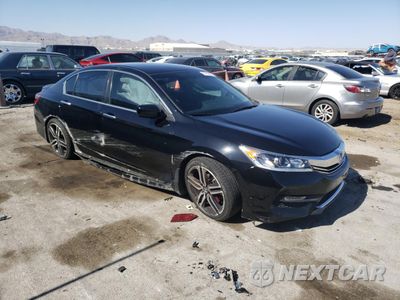 Czwarte zdjęcie samochodu z boku: 2016 HONDA ACCORD SPORT VIN:1HGCR2F56GA043054 - miniatura