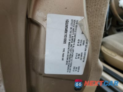 Zdjęcie 12 z 12 samochodu: 2001 SATURN L300 VIN:1G8JW54RX1Y510605 - miniatura