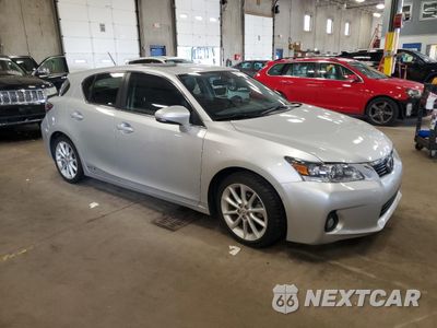 Czwarte zdjęcie samochodu z boku: 2013 LEXUS CT 200 VIN:JTHKD5BH6D2154721 - miniatura