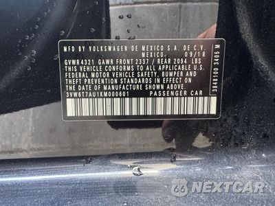 Zdjęcie 12 z 14 samochodu: 2019 VOLKSWAGEN GTI S VIN:3VW6T7AU1KM000601 - miniatura