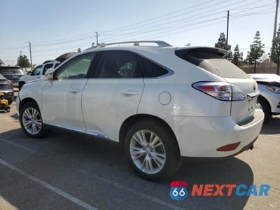 Drugie zdjęcie samochodu z przodu: 2011 LEXUS RX 450H VIN:JTJBC1BA8B2423425 - miniatura