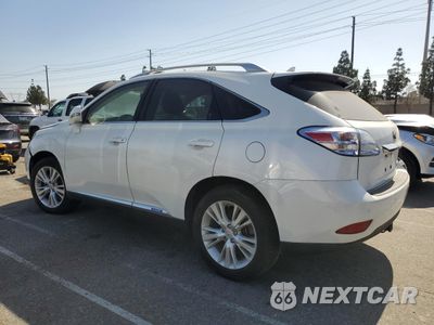 Drugie zdjęcie samochodu z przodu: 2011 LEXUS RX 450H VIN:JTJBC1BA8B2423425 - miniatura