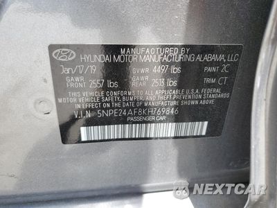 Zdjęcie 12 z 15 samochodu: 2019 HYUNDAI SONATA SE VIN:5NPE24AF8KH769846 - miniatura