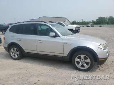 Czwarte zdjęcie samochodu z boku: 2007 BMW X3 3.0SI VIN:WBXPC93477WF09850 - miniatura