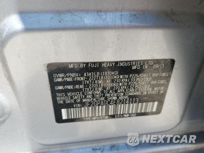 Zdjęcie 12 z 14 samochodu: 2014 SUBARU XV CROSSTREK 2.0 LIMITED VIN:JF2GPAGC4E8214113 - miniatura