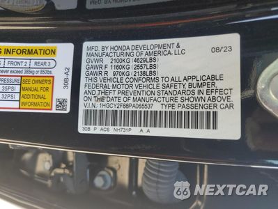 Zdjęcie 12 z 12 samochodu: 2023 HONDA ACCORD TOURING HYBRID VIN:1HGCY2F88PA065537 - miniatura