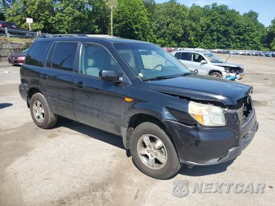 Czwarte zdjęcie samochodu z boku: 2006 HONDA PILOT EX VIN:2HKYF18446H512225 - miniatura