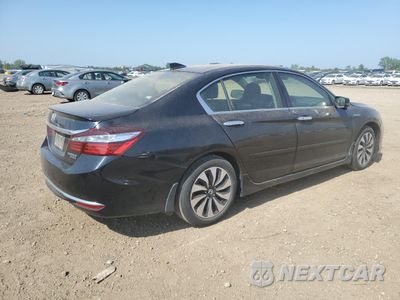 Trzecie zdjęcie samochodu z tyłu: 2017 HONDA ACCORD TOURING HYBRID VIN:JHMCR6F79HC006981 - miniatura