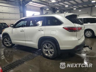 Drugie zdjęcie samochodu z przodu: 2015 TOYOTA HIGHLANDER XLE VIN:5TDJKRFHXFS187317 - miniatura