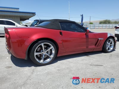 Trzecie zdjęcie samochodu z tyłu: 2010 CHEVROLET CORVETTE GRAND SPORT VIN:1G1YS3DW1A5103387 - miniatura