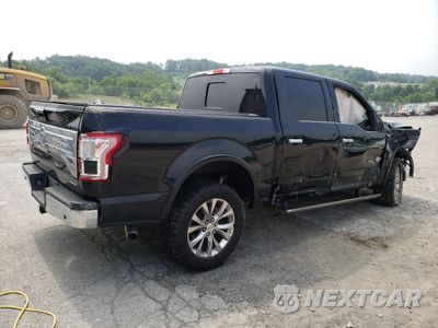 Trzecie zdjęcie samochodu z tyłu: 2016 FORD F150 SUPERCREW VIN:1FTEW1EF7GFD35206 - miniatura