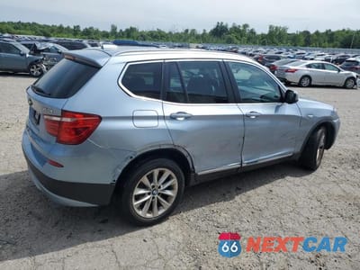 Trzecie zdjęcie samochodu z tyłu: 2013 BMW X3 XDRIVE28I VIN:5UXWX9C56D0D05477 - miniatura