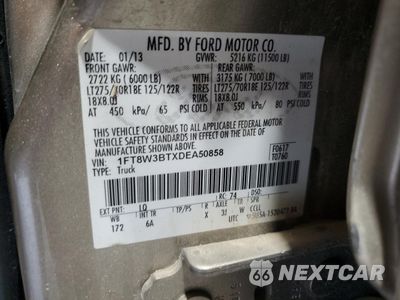 Zdjęcie 13 z 13 samochodu: 2013 FORD F350 SUPER DUTY VIN:1FT8W3BTXDEA50858 - miniatura
