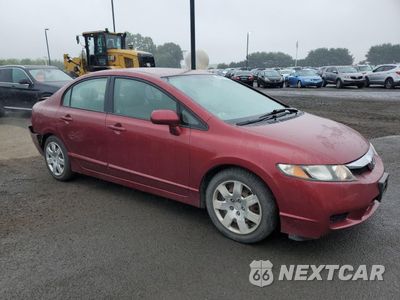 Czwarte zdjęcie samochodu z boku: 2011 HONDA CIVIC LX VIN:2HGFA1F5XBH541539 - miniatura
