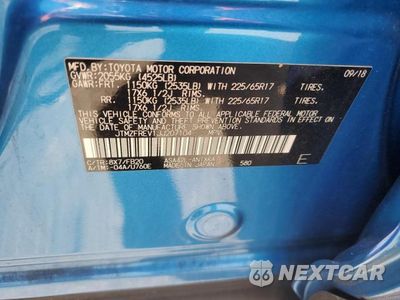 Zdjęcie 13 z 13 samochodu: 2018 TOYOTA RAV4 LE VIN:JTMZFREV1JJ207104 - miniatura