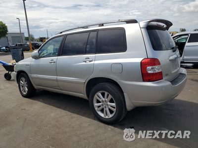 Drugie zdjęcie samochodu z przodu: 2006 TOYOTA HIGHLANDER HYBRID VIN:JTEEW21A460014835 - miniatura