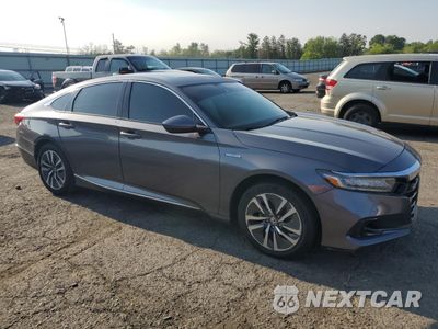 Czwarte zdjęcie samochodu z boku: 2021 HONDA ACCORD HYBRID EX VIN:1HGCV3F47MA002713 - miniatura