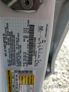 Zdjęcie 12 z 13 samochodu: 2019 FORD FUSION SE VIN:3FA6P0LU2KR219409 - miniatura