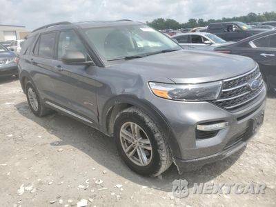 Czwarte zdjęcie samochodu z boku: 2021 FORD EXPLORER XLT VIN:1FMSK8DH2MGC10772 - miniatura
