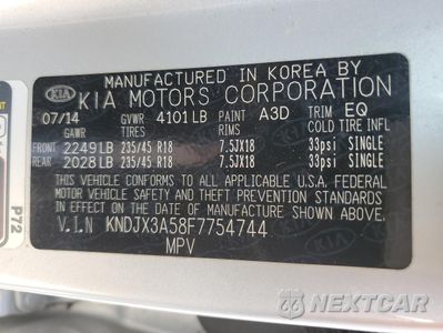 Zdjęcie 13 z 15 samochodu: 2015 KIA SOUL ! VIN:KNDJX3A58F7754744 - miniatura