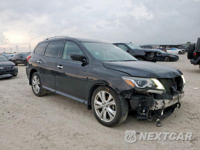Czwarte zdjęcie samochodu z boku: 2018 NISSAN PATHFINDER S VIN:5N1DR2MN1JC651755 - miniatura